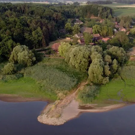 Natur Kunst Ferienhaus Neu Darchau Buitenkant foto
